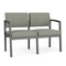 Lesro Lenox 2 Seat Tandem Seating W/ No Center Arm, 43.5 in W 24.5 in L 32 in H LS2101 - alternate 1